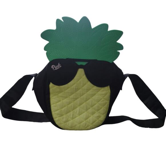 PINK Victoria's Secret Handbags - PINK Victoria’s Secret Pineapple Crossbody Bag | Tropical Yellow